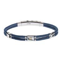 Bracciale Rosso Amante Uomo in Acciaio UBR122BL